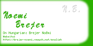 noemi brejer business card